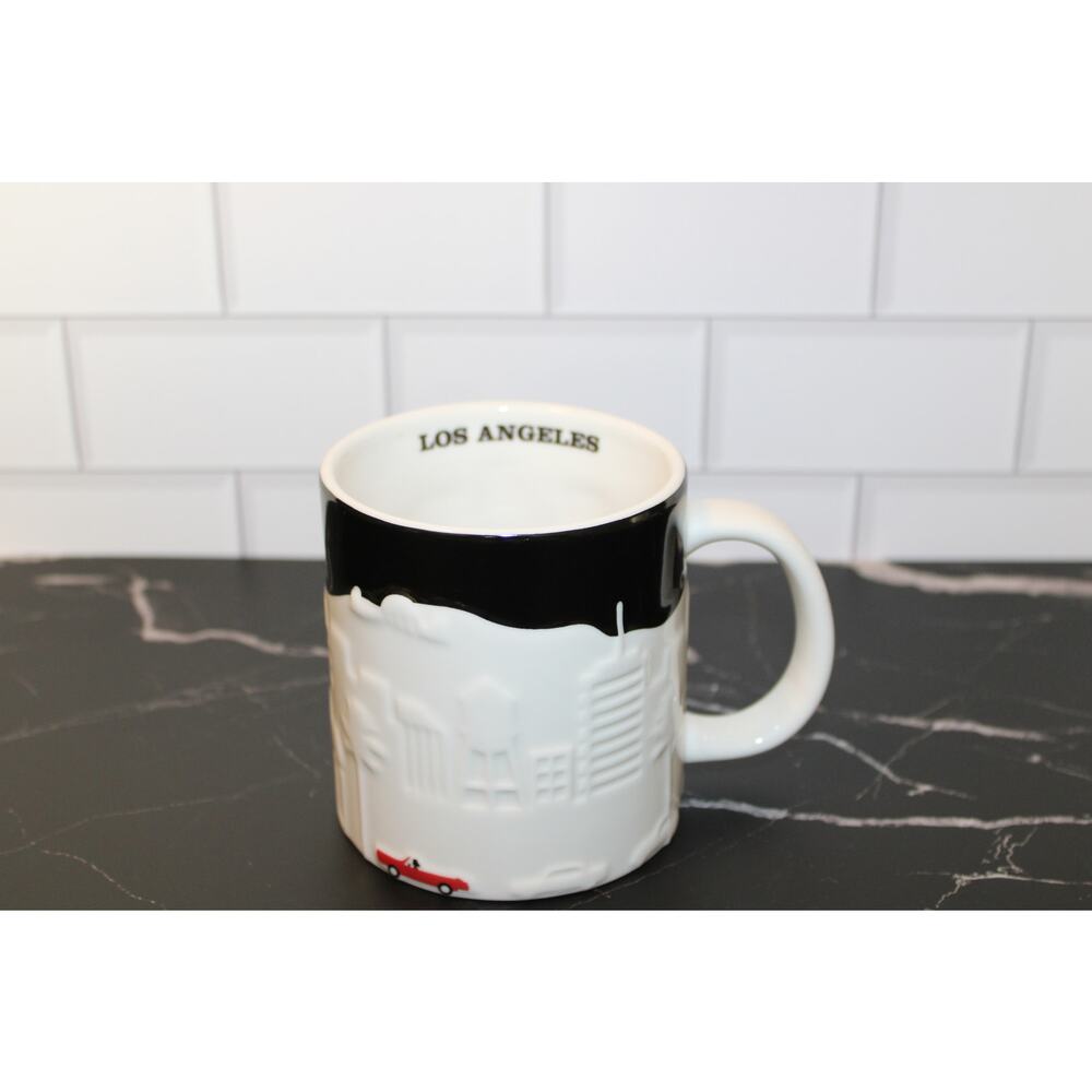 Starbucks Los Angeles 3D Skyline Relief Collectors Coffee Mug Cup